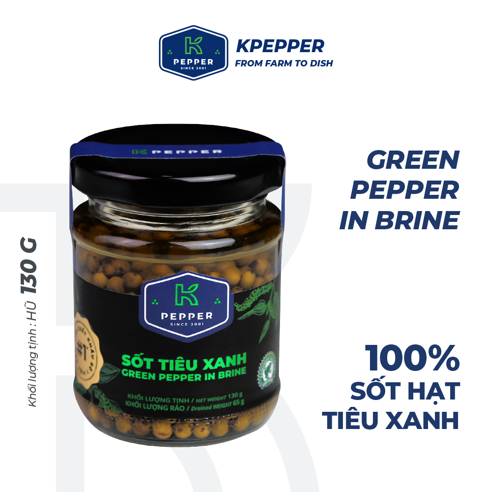 SỐT TIÊU XANH K PEPPER 130 G